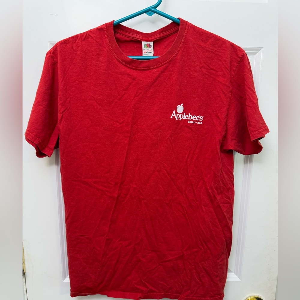 Fruit of the Loom Applebees Red Short Sleeve Tee